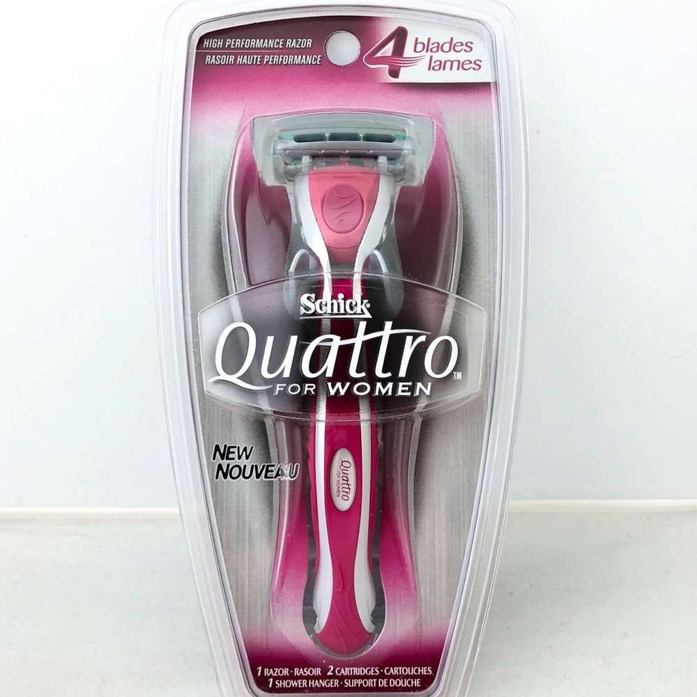 Schick Quattro For Women Razor with 2 Cartridges